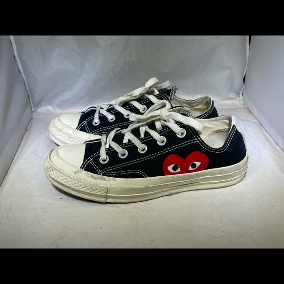 Comme des Garcons PLAY Shoes - Comme Des Garcons Play Converse Black Women’s 6